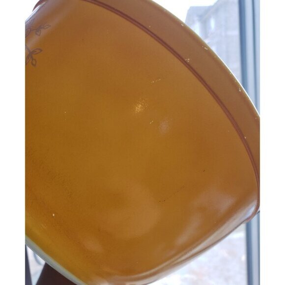 Vintage Pyrex Butterfly Gold 402 1.5L Small Mixing Bowl Yellow Retro 70s - Picture 9 of 9